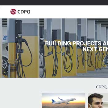 Screenshot of CDPQ