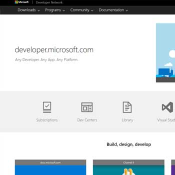 Screenshot of Microsoft VSTS Dashboard