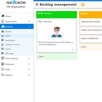 Screenshot of Nutcache